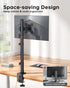 H&C(hcck&Cllassp) 13-27'' 31.5 Inch 17.6lbs 75x75-100x100mm Monitor Arm Desk Mount for Monitors, Single Extra Tall