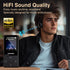Aiandcc Mp3 5.3 Mp3 32GB Player with Bluetooth HiFi Sound, Player with FM Radio, Mini Music Player for Kids Adults