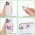 Ymapinc 3Pcs 360Rotation Butterfly Phone Ring Holder Colored Butterfly Shaped Cell Phone Grip Metal Cellphone Finger