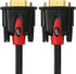 SHD VGA Cable 3Feet, VGA to VGA Monitor Cable HD15 SVGA for PC Laptop TV Projector Black and Red Color by SHD