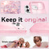 DUEDUE 17 17 6.3", for iPhone Pro Case, Glitter Anti-Yellowing Shockproof Protective Transparent Cover Bling Sparkle