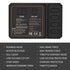 60A 2-3S Programming 1/10 Upgraded Brushless ESC Electronic Speed Controller with Card Waterproof ESC for Remote