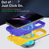 iPhone 15 Plus Magnetic Case - MIL-Grade Drop Tested, Tempered Glass Screen Protector, Yellow