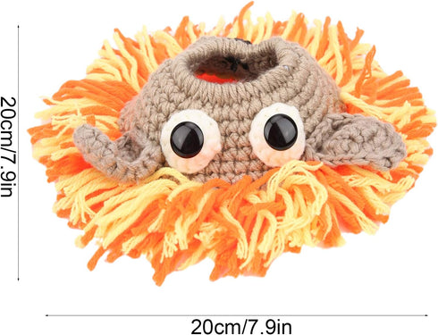 Agatige Shutter Huggers, Hand Knitted Camera Lens Decorative Ring Camera Prop Handmade Knitted Lens Accessories