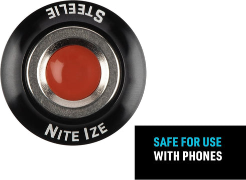 Nite Ize Steelie Orbiter Magnetic Socket and Metal Plate - Car Mobile Phone Holder - Phone Metal Plate - Magnetic Phone