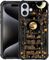 Toulas for iPhone 16 Case,Gothic Bookshelf Dark Academia Literary DesignAll-Round Protection Shockproof Anti-Scratches