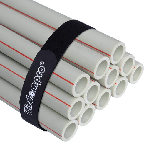 Extra Large 4 Pack Hook and Loop Strap - 2 x 48 Inches Reusable Fastening Cable Tie Down Straps