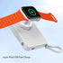 pzoz 5000mAh Portable Magnetic Small Mini Power Bank Battery Pack with Apple Watch Wireless Charger, Built-in Cable