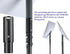 Starlink Mounting Kit: Adjustable Pivot/Lock Bracket & J-Pole Mast for Wall, Eave or Roof Mounting, V2 Compatible