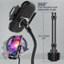 Double Phone Holder for Car Cup Holder – Flexible Neck, 360° Rotatable Cradle Car Phone Mount, Fits 2 iPhone, Samsung,