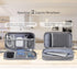 Electronic Organizer Bag, Waterproof Portable Travel Accessories Cable Storage Case for Charging Cables, Cell Phone