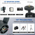 koolehaoda 1/4" 360 Cell Phone Tripod Mount Adapter with Universal Swivel Mini Ball Head, Rotates Adjustable Cell Phone