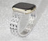 Bling Bands Compatible with Fitbit Versa 4/Sense 2/Versa 3/Sense, Women Dressy Slim Bracelet Metal Replacement Bands