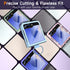 YWXTW EZ Alignment for Samsung Galaxy Z Flip 6 Screen Protector, 2 PCS Front Tempered Glass + 2 Set Camera Lens
