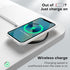 CellEver Ultra Durable Silicone Case for iPhone 13, 6.1 inch, White with Military Grade Protection & Soft Microfiber