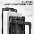 timecity 9th/ 8th/ 7th 10.2 inch Case for iPad Generation - Heavy Duty Protective Cover with Screen Protector, Rotating