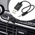 Create idea 2Pcs USB Bluetooth to AUX Cable Receiver 3.5mm in-Line Bluetooth Audio Adapter Compatible with Mini Cooper Gen 2 3 R56 R55 F56 F55 R60