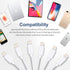 Sundix 6-Pack iPhone Charger, 3FT Lightning Cable for iPhone 14/13/12/11/XS/XR/8/7 and more.
