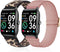 2 Pack Stretchy Nylon Watch Bands Compatible with Woneligo/Fitpolo Smart Watch IDW13, Loop Soft Elastic Straps for