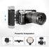 Mini Side Handle Handgrip with Cold Shoe Interface, Up and Down Adjustable Left Right Handle Handgrip, 1/4"-20 Screw
