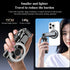 Huiteng XR 4-in-1 Magnetic Pocket Selfie Stick, Magnetic Selfie Stick for iPhone with Rechargeable Remote, Portable