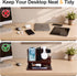 Oraich Wooden Phone Docking Station for Men, Nightstand & Desktop Organizer, Charging Stand for Phone, Watch, Wallet