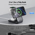 Acer 3 1 S3 in Charging Station for Apple Device, Magnetic Wireless Foldable Fast Charger Stand Compatible with MagSafe