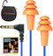 Ear Plug Headphones for Work, Noise Reducing Sweatproof Hidden in-Ear Headphones, OSHA Compliant Hearing Protection for