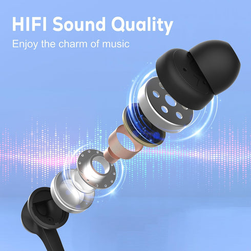 USB C Headphones Earbuds for iPhone 15 Pro Max, Wired Type C Earphones with Microphone for Android, Samsung Galaxy,