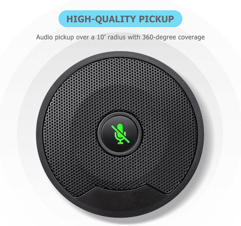 DricRoda (UM10) USB Microphone for PC, Computer Microphones, Omnidirectional Condenser Mic with Noise Cancelling