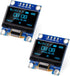 Meshnology 2 Pcs 0.96 Inch OLED Display Module 128x64 Pixel IIC I2C OLED
