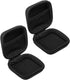 PATIKIL 2.95x2.95 Electronic Organizer Case, 2 Pcs EVA Hard Waterproof Square Travel Carrying Case with Zipper for