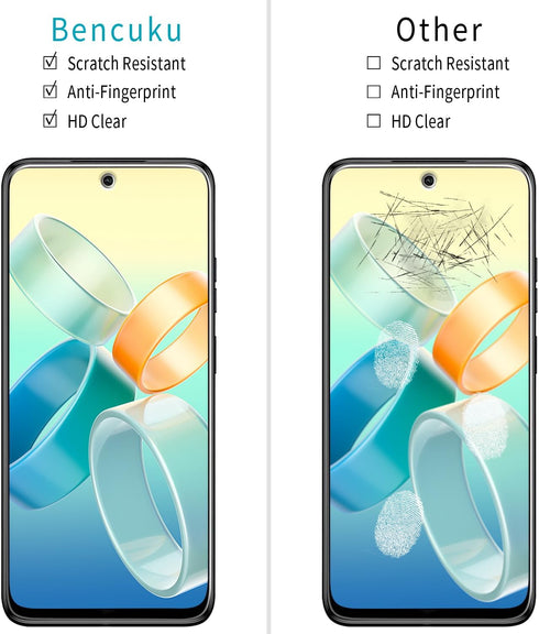 (2 Pack) Screen Protector Designed for Motorola Moto G Power 5G (2024) Tempered Glass, Anti Scratch, Bubble Free, Case Friendly