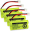 Kruta BT18433 BT28433 2.4V 800mAh Ni-MH Cordless Phone Battery Pack, Compatible with Multiple Models (4 Pack)