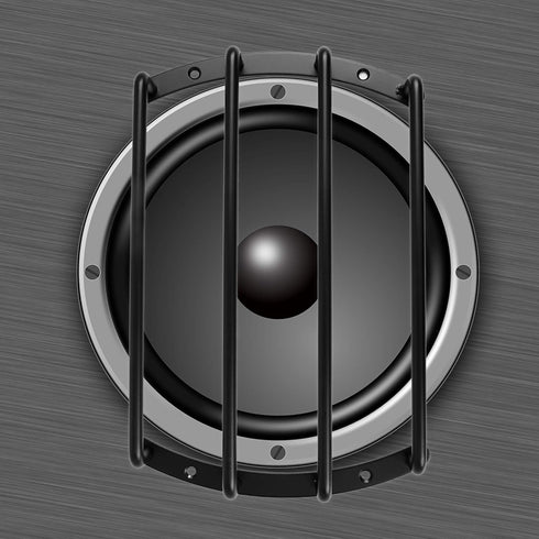 X AUTOHAUX Universal 8 Inch Black Metal Car Auto Bar Grille Subwoofer Speaker Grill Cover Guard