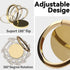 Metal Cell Phone Ring Holder Finger Ring Stand, 360 Degree Rotation Ring Kickstand Grip Holder for Magnetic Car Mount, Gold