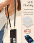 Shorogyt Wallet Case for Samsung Galaxy S23 Ultra, RFID Blocking Card Holder Slots Designer Black Butterfly Leather