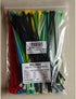 8 Inch Zip Ties - 120pcs Nylon Cable Ties, 6 Multi-colors
