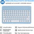 Keyboard Case for iPad 9th 8th 7th Gen 10.2 inch with Mouse, 360° Rotating Kickstand, Clear Back Cover