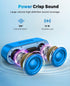 LENRUE Bluetooth Speakers, Waterproof Portable Speakers with TWS, 24 Playtime, Stereo Sound, Wireless for Home Shower
