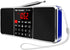 Multifunction Digital FM Radio Media Speaker - MP3 Music Player with TF Card USB Drive, LED Screen Display