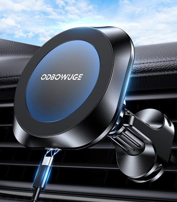 Magsafe Wireless Car Charger Mount, Fast Charging Compatible with iPhone 14 13/13 Pro/Max/12/12 Pro/12 Mini