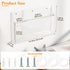 Yoillione 2 2.0 Wall Mount Tablet and Phone Charging Stand for Tablet, Smartphone, E-Book, Slots Remote Control Holder