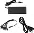 12V 7A CCTV Surveillance Video Power Supply Adapter + 1 to 8 Power Splitter & 110~240V AC 2.1mm Plug for Security Camera