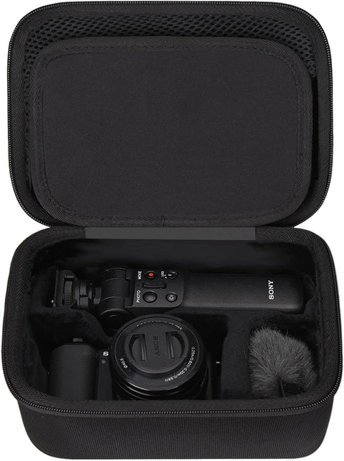 EVA Hard Storage Case for Sony ZV E-10 Interchangeable Lens Mirrorless Vlog Camera Kit, Shockproof Bag