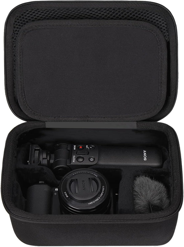 EVA Hard Storage Case for Sony ZV E-10 Interchangeable Lens Mirrorless Vlog Camera Kit, Shockproof Bag