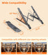 Car Laptop Mount Steering Wheel Tray Holder, Height Adjustable Car Desk for Laptop Computer Tablet, Foldable Portable