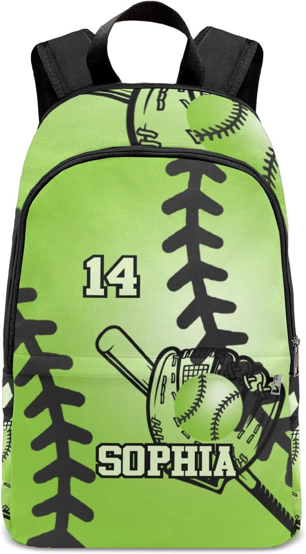 Joyestore Personalized Onion Play Ball Play ball Custom Large Capacity Backpack Unisex Name