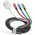 Travel 4 in 1 iWatch & iPhone Charger, Multi Charging Cable for Apple Watch and iPhone 15/14/13, 4FT