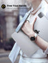 Lamicall Cell Phone Ring Holder Stand - 360° Rotation Polished Metal Grip, Phone Finger Kickstand for iPhone 16/15/14